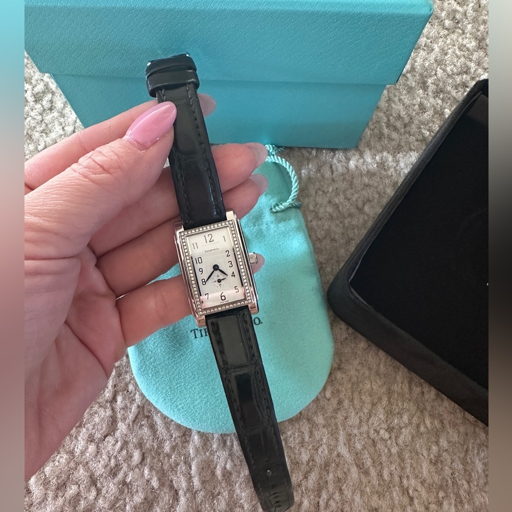 💯 authentic Tiffany and Co vintage diamond watch